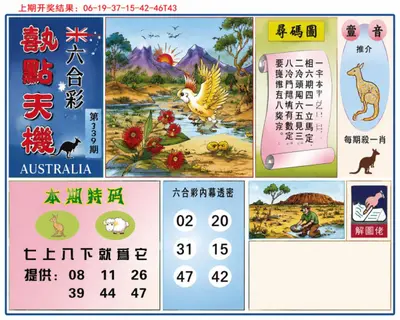 新澳大利亚正版挂牌图