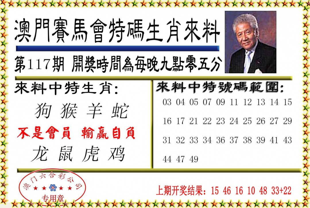 澳彩图库 2026 特码生肖来料